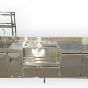 Quầy Pha Chế Inox 304 2m50 QPC01304