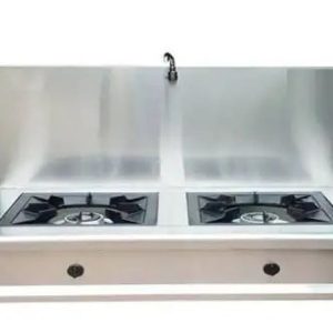 BẾP HẦM 2 HỌNG INOX 201