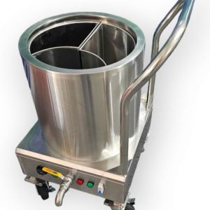 Nồi Nấu Điện Có 2 Ngăn Inox 304 50 Lít NND15304