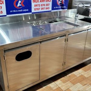 QUẦY PHA CHẾ INOX 1M8