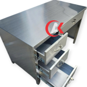 BÀN INOX CÓ 4 HỌC KÉO PS01