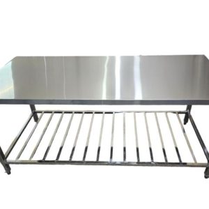 Bàn Inox Có Kệ Dưới Đan Song BDS1888 - 304