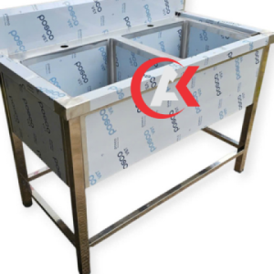 CHẬU 2 HỘC ỐP MẶT TRƯỚC VÀ 2 HÔNG CR01