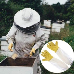 Găng Tay Da Cừu Chống Ong Đốt Và Côn Trùng