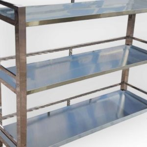 Kệ Inox 304 Mặt Phẳng 3 Tầng D1600 x R400 x C1200 K01304