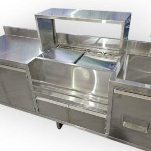 Quầy Pha Chế Inox 304 Dài 1m90 QPC08304