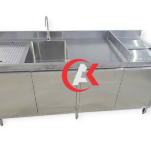 QUẦY PHA CHẾ INOX 2M QPC12304