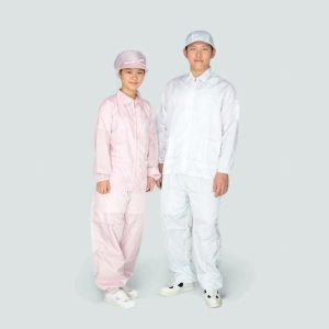 Quần Áo Phòng Sạch Chống Tĩnh Điện Có Vạt Cổ Áo