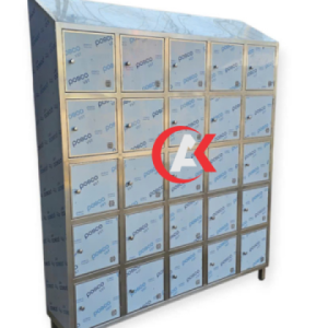 GIA CÔNG TỦ LOCKER MÁI XÉO 25 NGĂN GC11