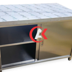 GIA CÔNG TỦ INOX 304 CỬA LÙA GC21