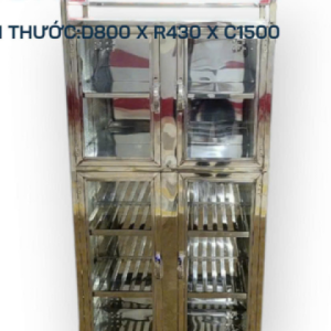 TỦ CHÉN INOX TCGR01201