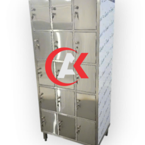 TỦ LOCKER INOX 15 NGĂN CÓ KHÓA TLK03304
