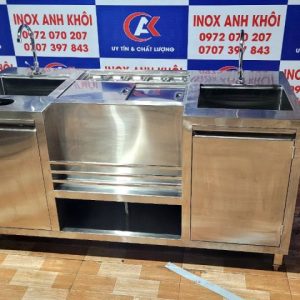 QUẦY PHA CHẾ 1M4 INOX 304